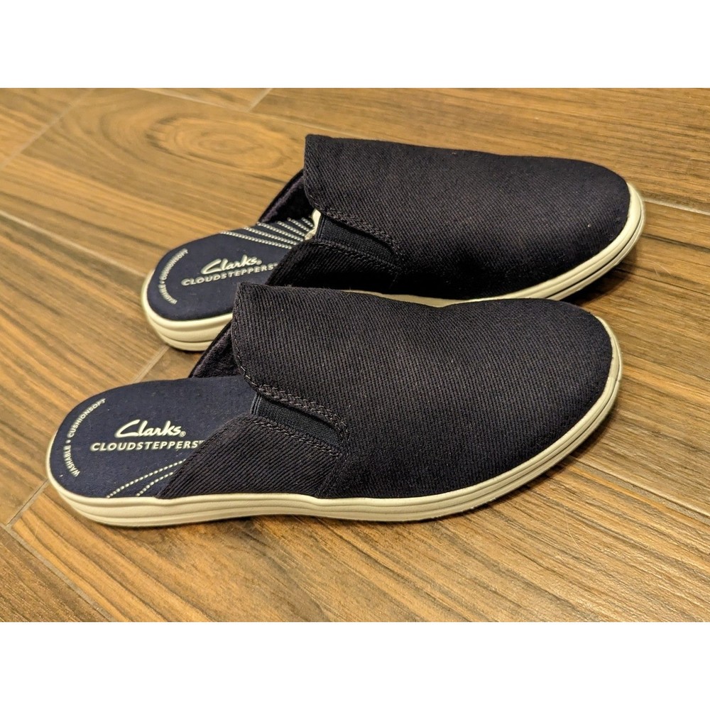 Clarks Cloudstepper Breeze Shore Mules Shoes - Picture 10 of 10